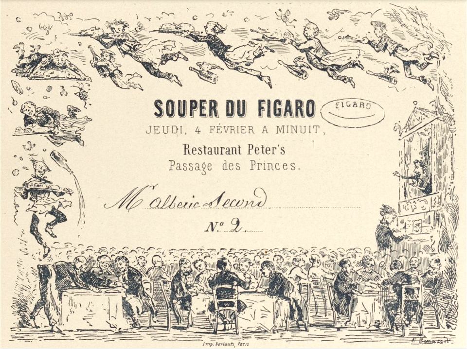 Benassit--Figaro supper invitation