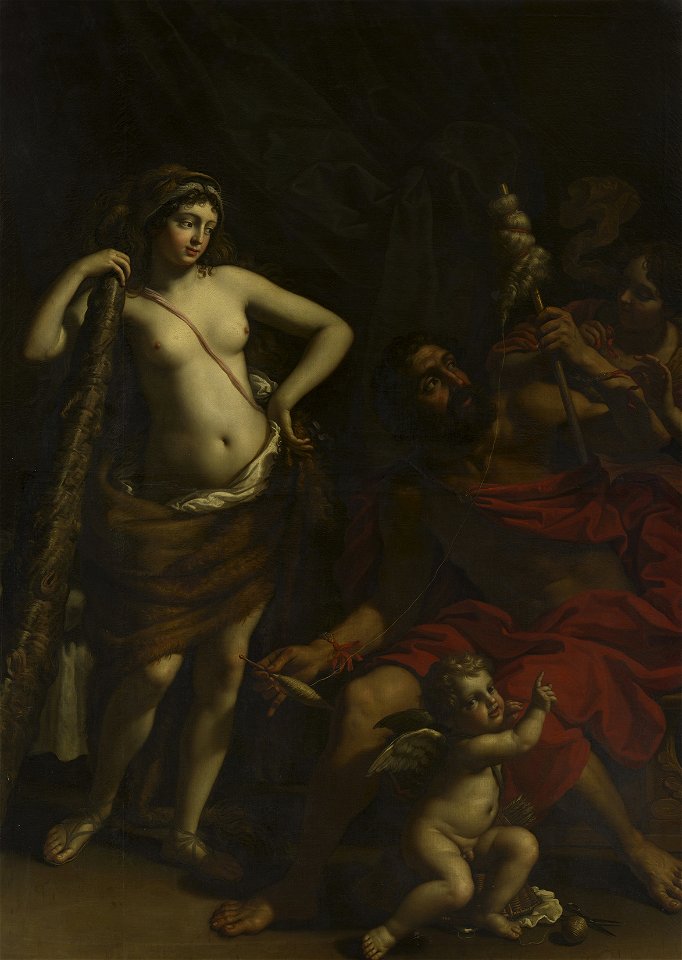 Benedetto Gennari (Cento 1633-Bologna 1715) - Hercules and Omphale - RCIN 402940 - Royal Collection