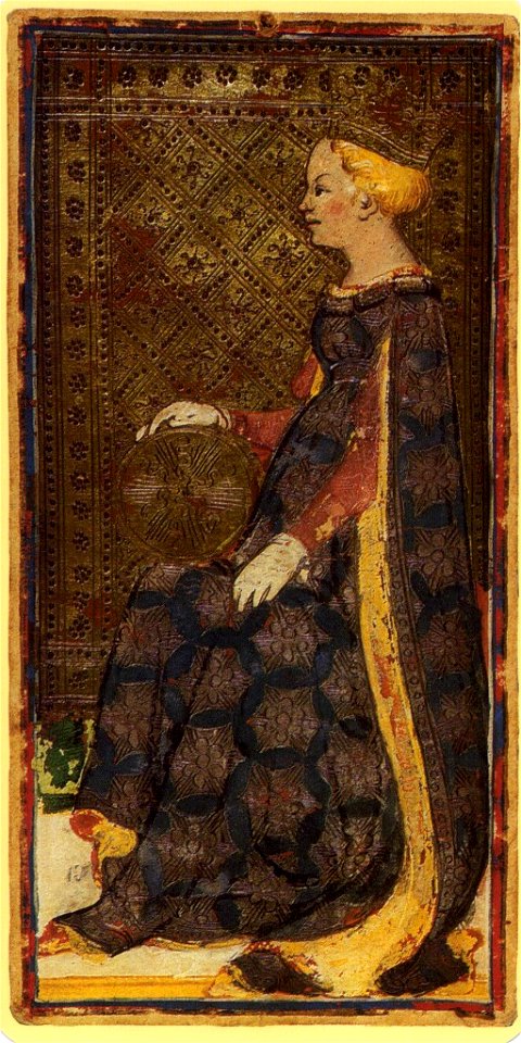 Bembo-Visconti-tarot-coins-13-queen
