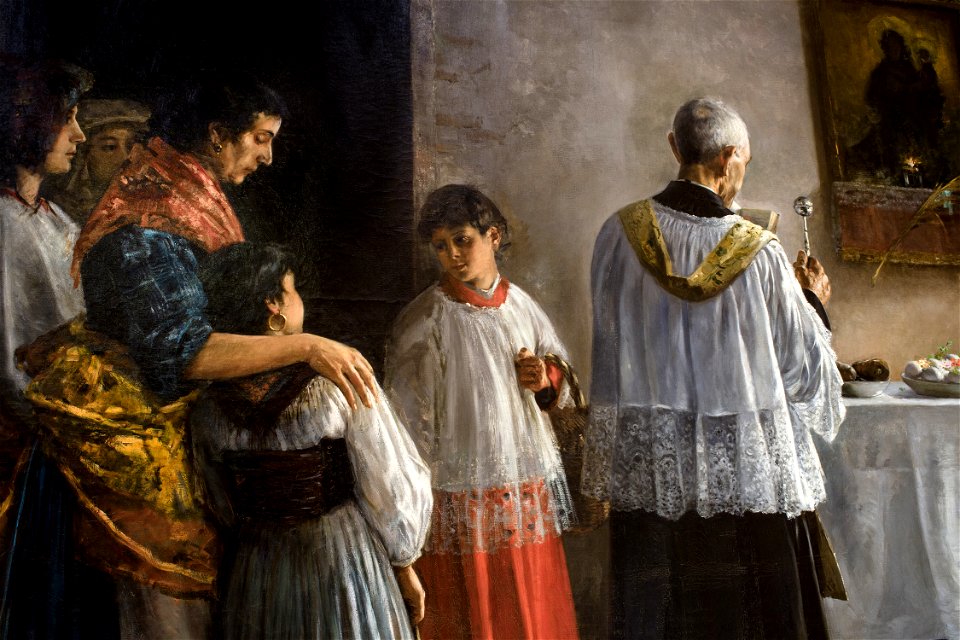 Bendición pascual en Roma, de José Rico Cejudo (Ayuntamiento de Sevilla)