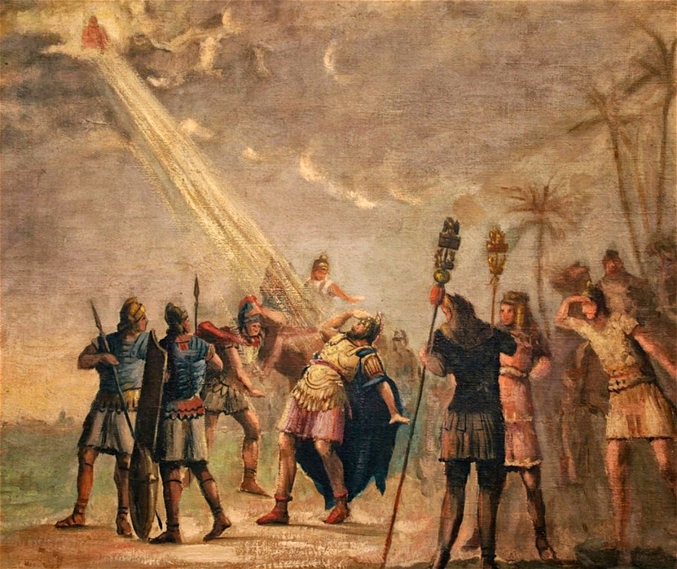 Benedito Calixto - Ascensão de Paulo (estudo), 1887
