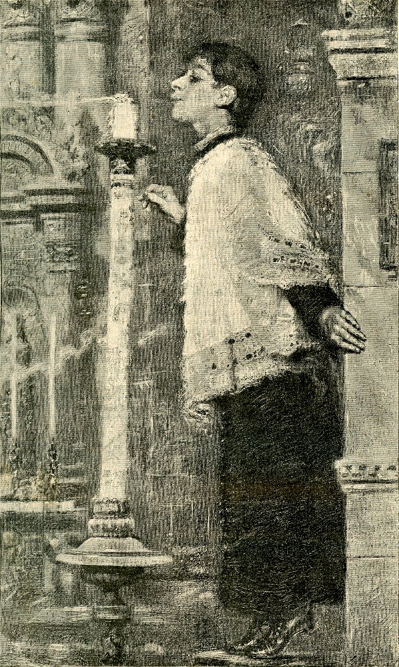 Benedicamus Domino, quadro di Anselmo Gianfanti