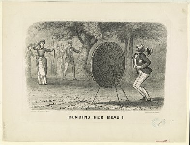Bending her beau! LCCN90711744