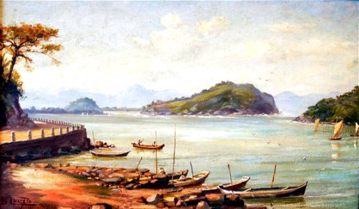 Benedito Calixto - Praia de São Vicente, s.d