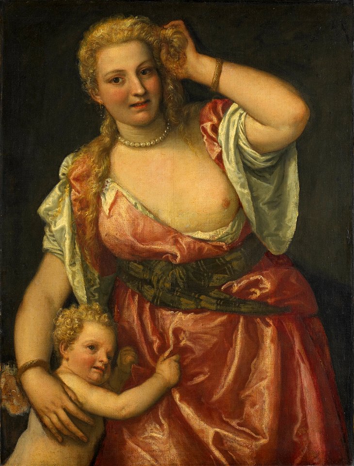 Benedetto Caliari - Venus en Amor
