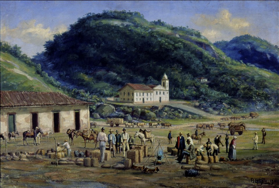 Benedito Calixto de Jesus - Hospital e Igreja da Misericórdia de Santos, Acervo do Museu Paulista da USP