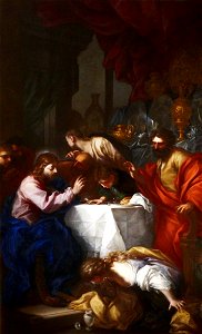 Benedetto Luti (1666-1724) - Christ and Mary Magdalene in the House of Simon - 108851 - National Trust
