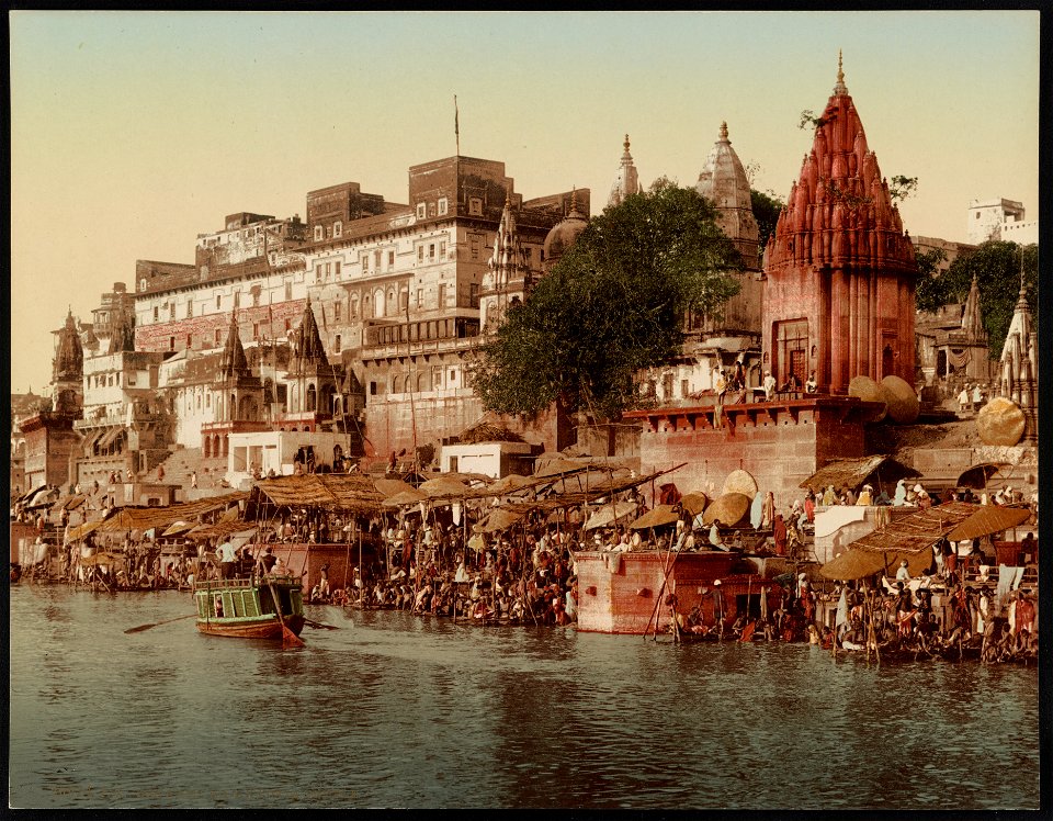 Benares. Rajah Potia Temple LCCN2017658166