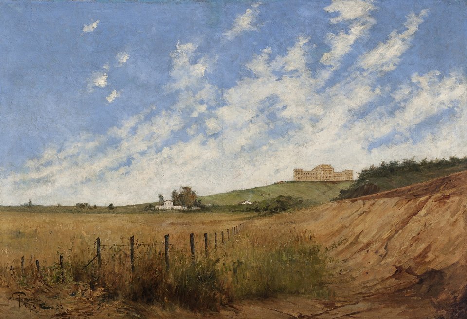 Benedito Calixto de Jesus - Rua da Cruz Preta, 1858 (Quintino Bocaiuva), Acervo do Museu Paulista da USP