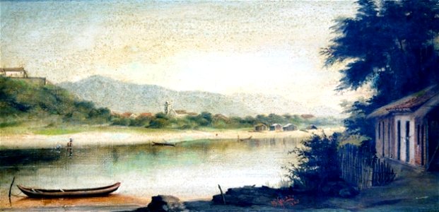 Benedito Calixto - Vila de Pescadores, em 1887