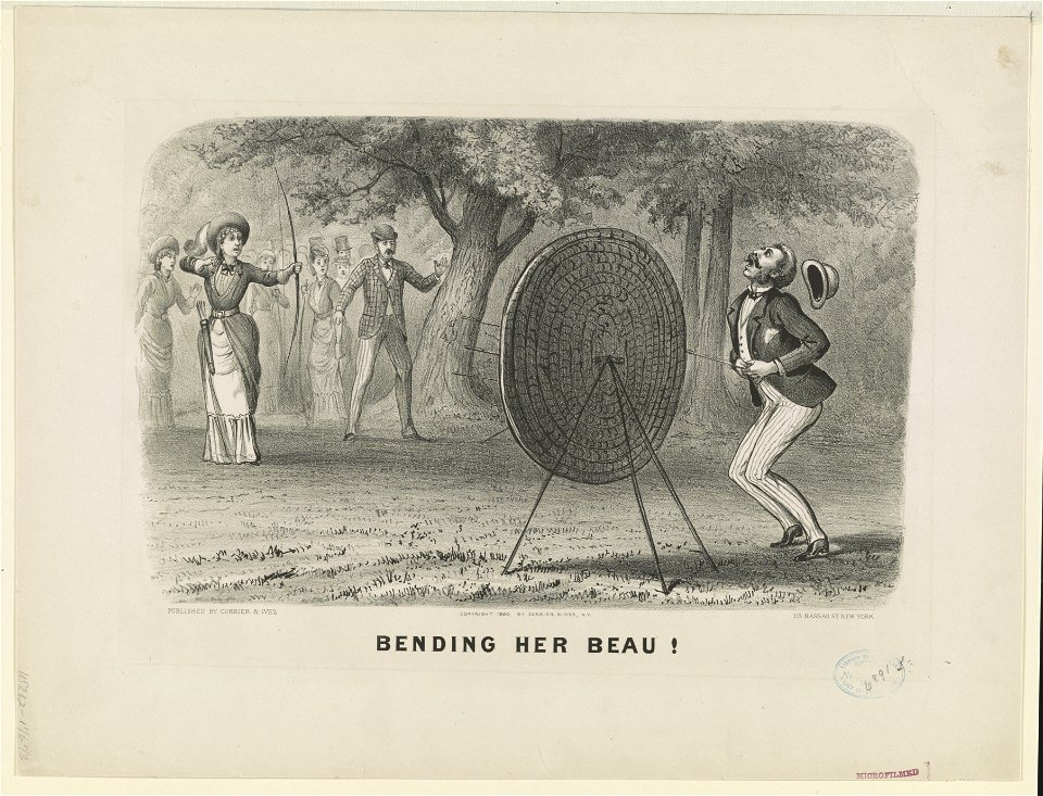 Bending her beau! LCCN90711744