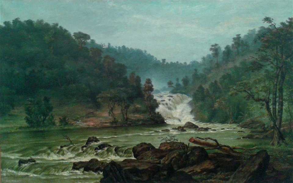 Benedito Calixto de Jesus - A Cachoeira do Rio Sorocaba, 1891
