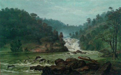 Benedito Calixto de Jesus - A Cachoeira do Rio Sorocaba, 1891