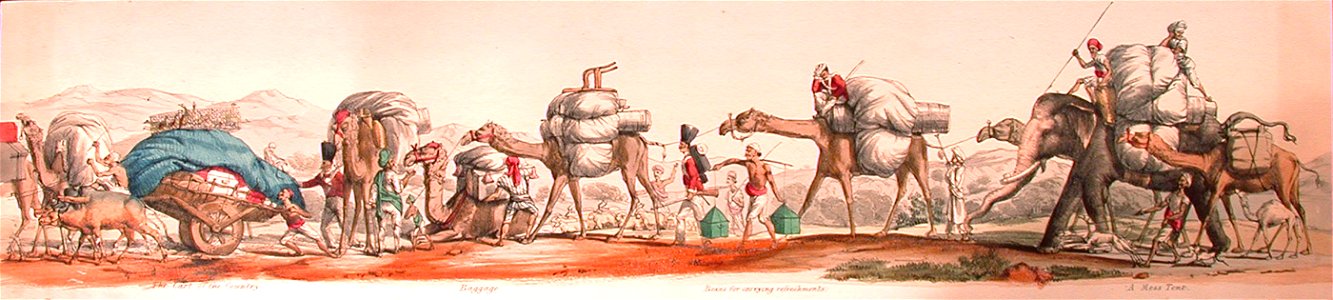 Bengal Troops on the Line of March (6124600261)