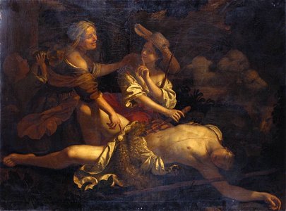 Benedetto Gennari (Cento 1633-Bologna 1715) - A Sleeping Shepherd Discovered by Two Women - RCIN 402706 - Royal Collection