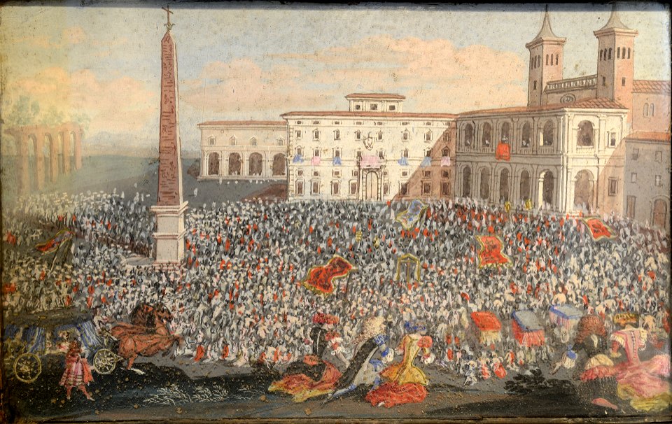 Benedizione papale in piazza San Giovanni in Laterano