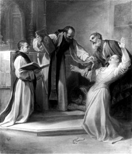 Benedetto Luti La Délivrance d'une possédée
