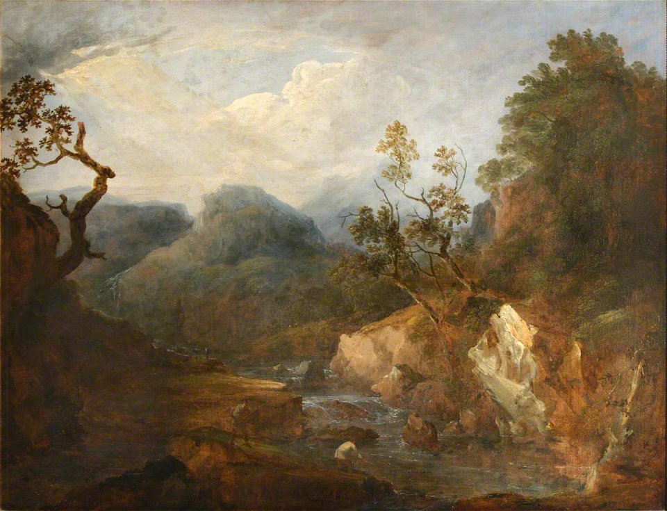 Benjamin Barker II (1776-1838) - View of a River with Rocks and Trees - 1548043 - National Trust