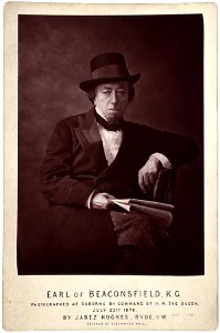 Benjamin Disraeli, Earl of Beaconsfield