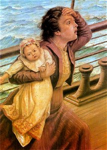 Benedito Calixto - Naufrágio do Sírio, 1907 (detalhe)