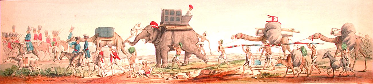 Bengal Troops on the Line of March (6124600491)