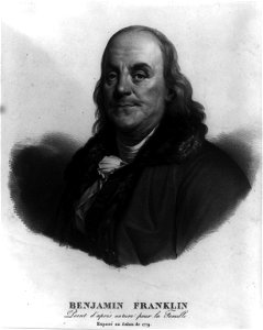 Benjamin Franklin - peint d'après nature pour la famille - exposé au Salon de 1779 LCCN2003675437