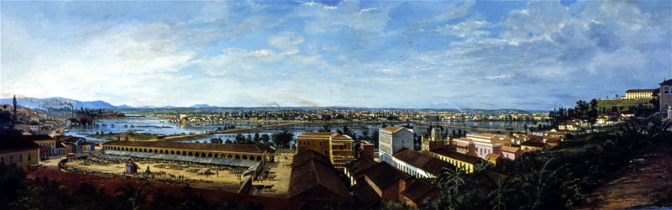 Benedito Calixto de Jesus - Inundação da Várzea do Carmo, 1892, Acervo do Museu Paulista da USP