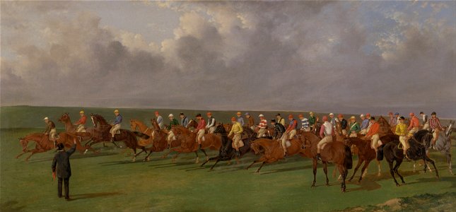 Benjamin Herring - Silks and Satins of the Turf - Google Art Project