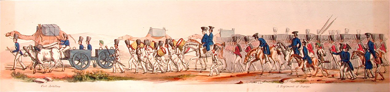 Bengal Troops on the Line of March (6125142528)