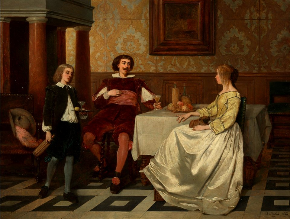Benjamin Eugène Fichel (1826-95) - The Luncheon - RCIN 406376 - Royal Collection