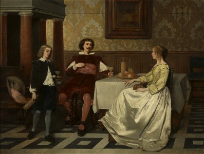 Benjamin Eugène Fichel (1826-95) - The Luncheon - RCIN 406376 - Royal Collection