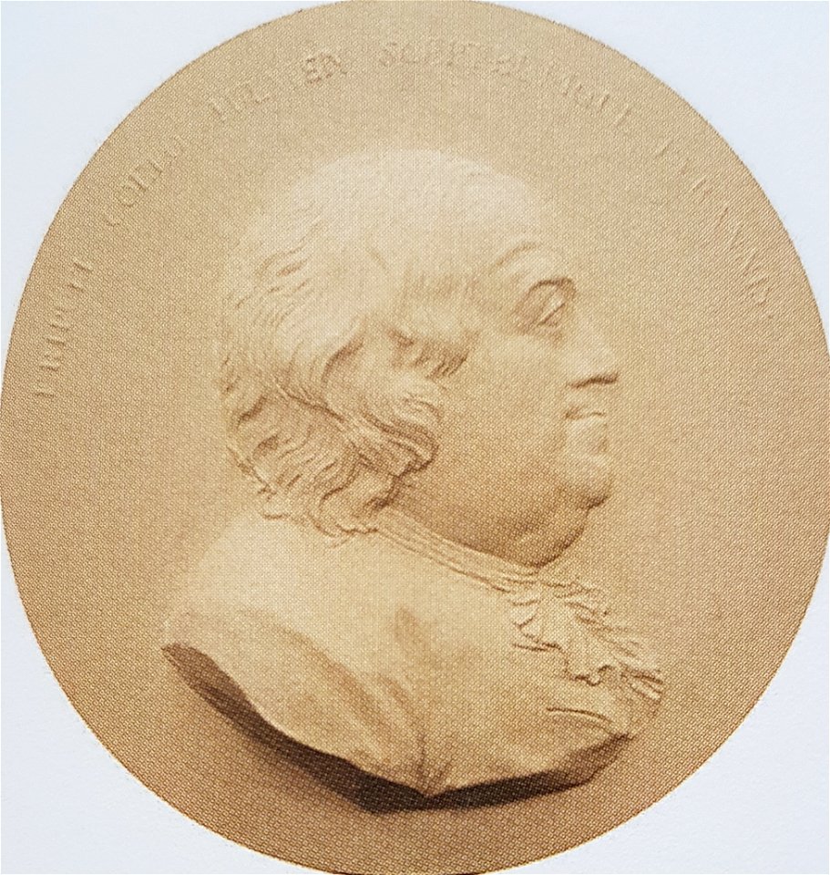 Benjamin Franklin x okänd konstnär
