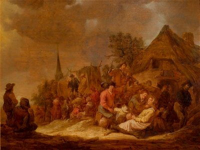 Benjamin Gerritzn. Cuyp - Dorpskermis - 0075 - Rijksmuseum Twenthe