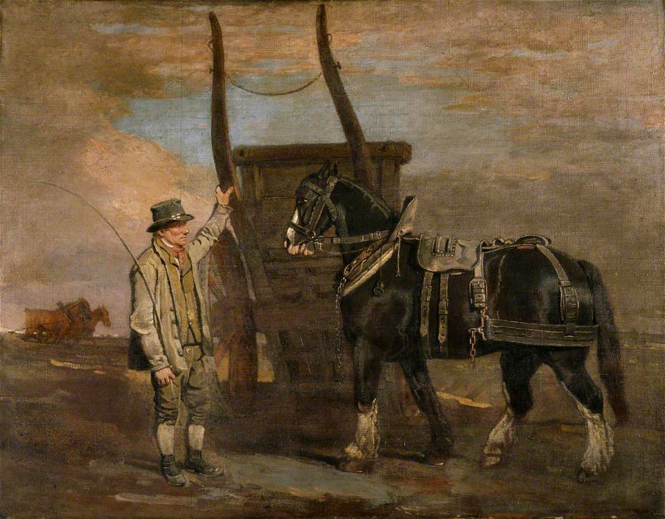 Benjamin Marshall (1768-1835) - A Farmer with a Horse and Cart - 446687 - National Trust