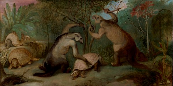 Benjamin Waterhouse Hawkins - Pleistocene Edentates of Patagoni - PP331 - Princeton University Art Museum