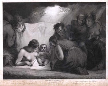 Benjamin Smith - The Infant Shakespeare Attended by Nature and the Passions