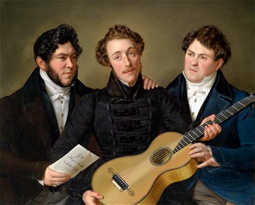 Benjamin Heinrich Orth Drei Freunde 1835