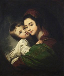Benjamin West (1738-1820) - The Artist's Wife, Elizabeth Shewell (1741–1814), and Their Son, Raphael Lamar West (1769–1850) - 355529 - National Trust