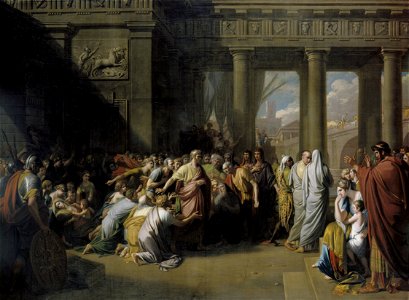 Benjamin West (1738-1820) - The Departure of Regulus - RCIN 405416 - Royal Collection