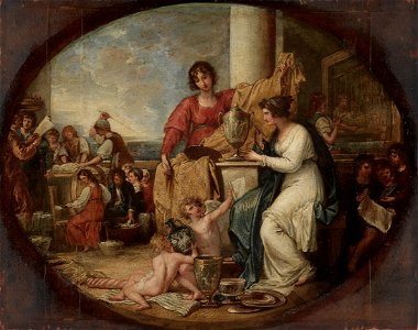 Benjamin West - British Manufactory, A Sketch - 1919.1018 - Cleveland Museum of Art