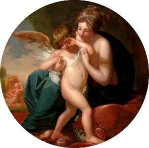 Benjamin West - Cupid, Stung by a Bee, Is Cherished by his Mother - 2014.136.93 - Corcoran Gallery of Art