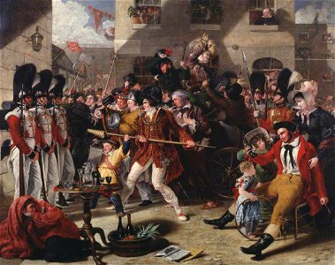 Benjamin Robert Haydon (1786-1846) - Chairing the Member - N05644 - National Gallery