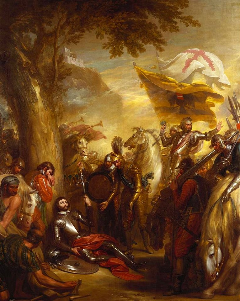 Benjamin West (1738-1820) - The Death of Chevalier Bayard - RCIN 407525 - Royal Collection