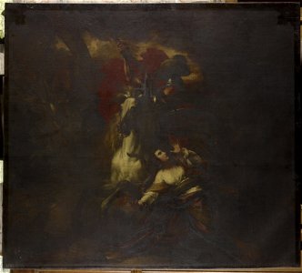 Benjamin West (1738-1820) - Saint George Slaying the Dragon - RCIN 406165 - Royal Collection