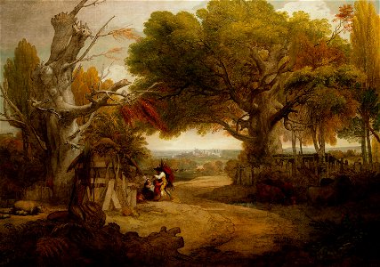 Benjamin West (1738-1820) - A View in Windsor Great Park - RCIN 406917 - Royal Collection