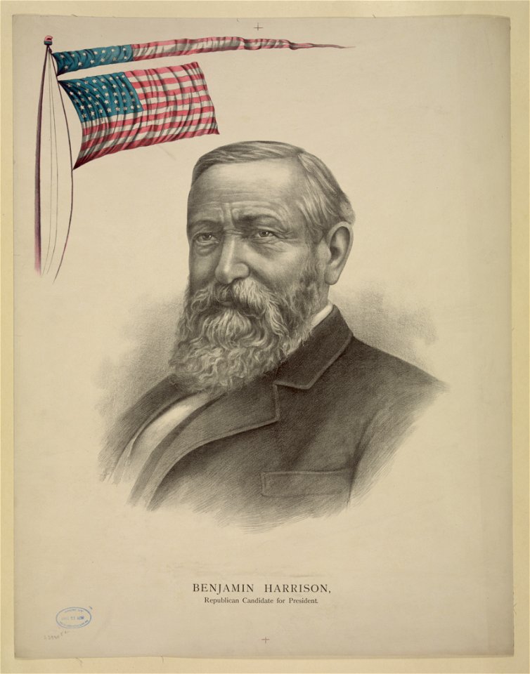 Benjamin Harrison, Republican candidate for president LCCN2003688095