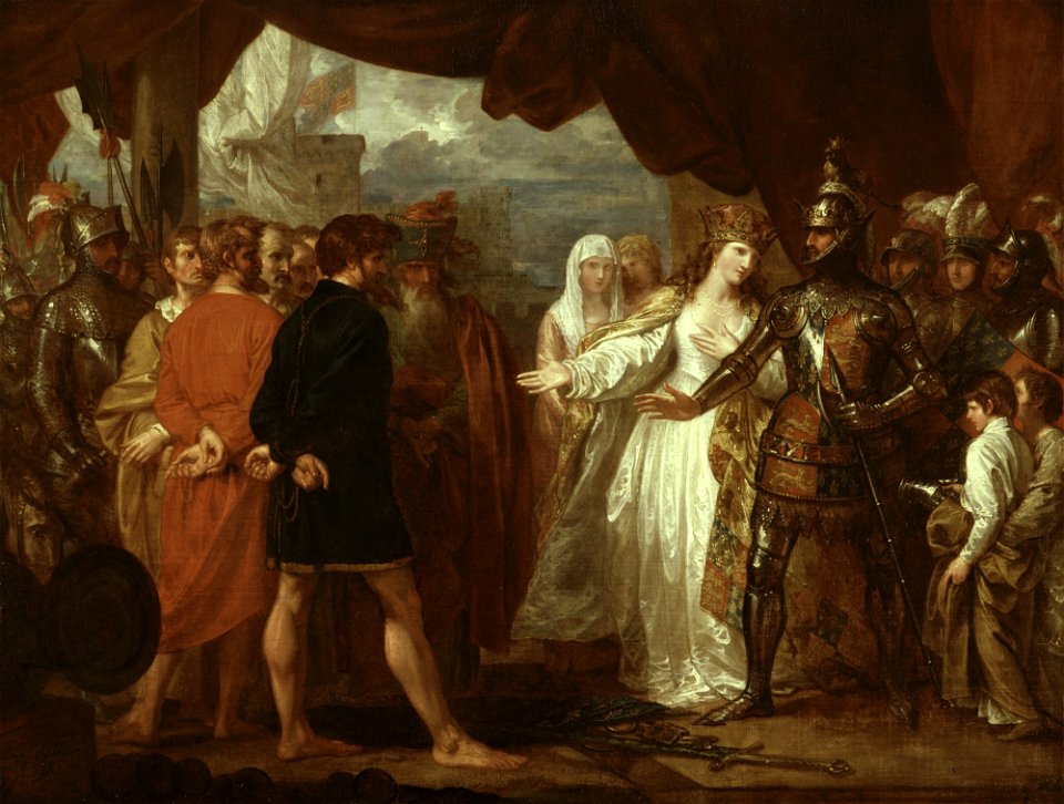 Benjamin West - Queen Philippa Interceding for the Lives of the Burghers of Calais - 89.73 - Detroit Institute of Arts