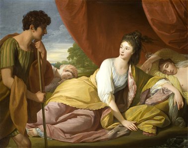 Benjamin West - Cymon and Iphigenia