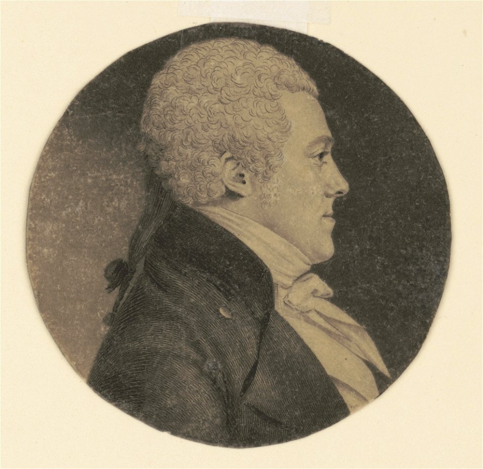 Benjamin West, head-and-shoulders portrait, right profile LCCN2007675984