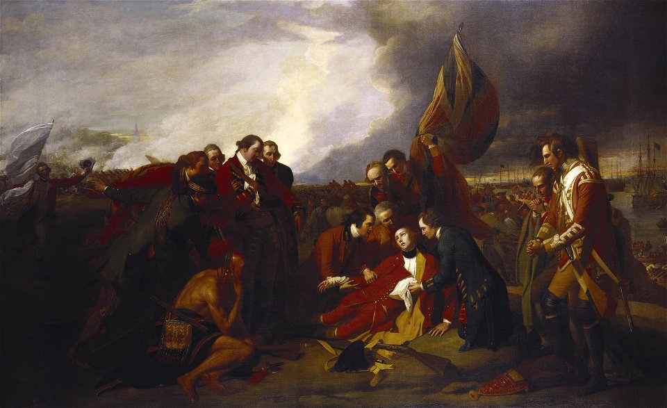 Benjamin West (1738-1820) - The Death of Wolfe - RCIN 407297 - Royal Collection